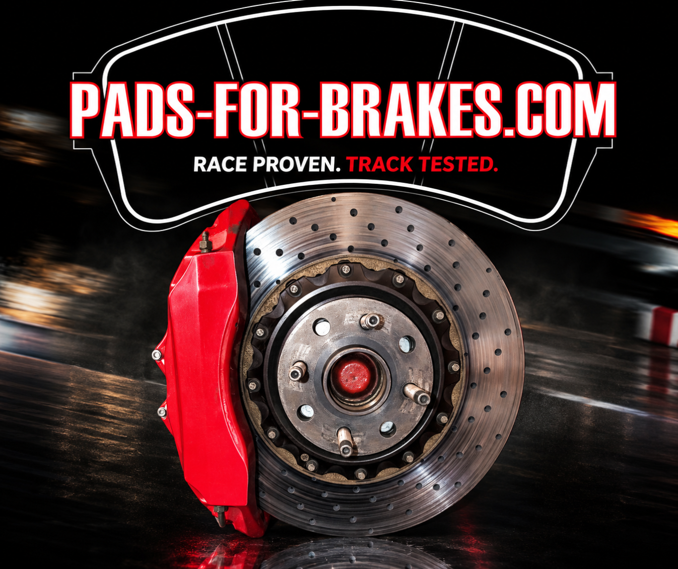 Pads-for-brakes-Logo mit Bremsen-Setup